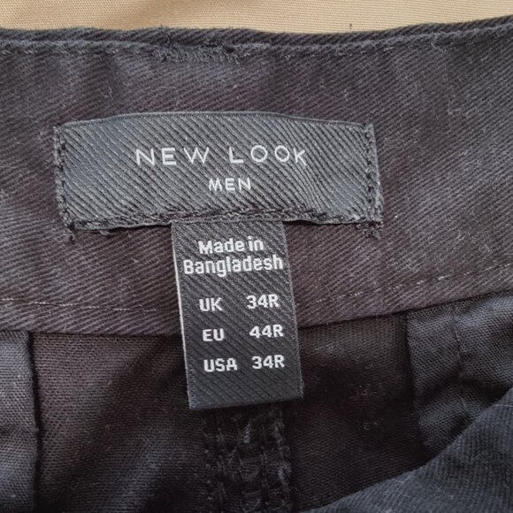 New Look Men's Shorts Black Size 34R - Picture 2 of 3